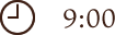 9：00
